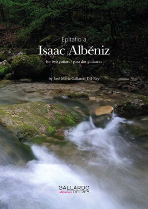 Partitura de Epitafio a Isaac Albéniz