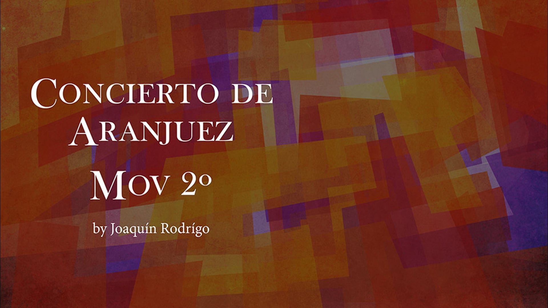 Concierto de Aranjuez-Mov 2 Live